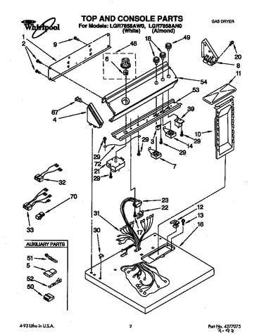 Top and console