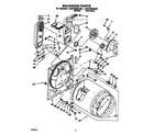 Whirlpool LGR7858AW0 bulkhead diagram