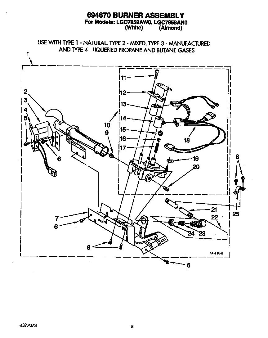 694670 BURNER