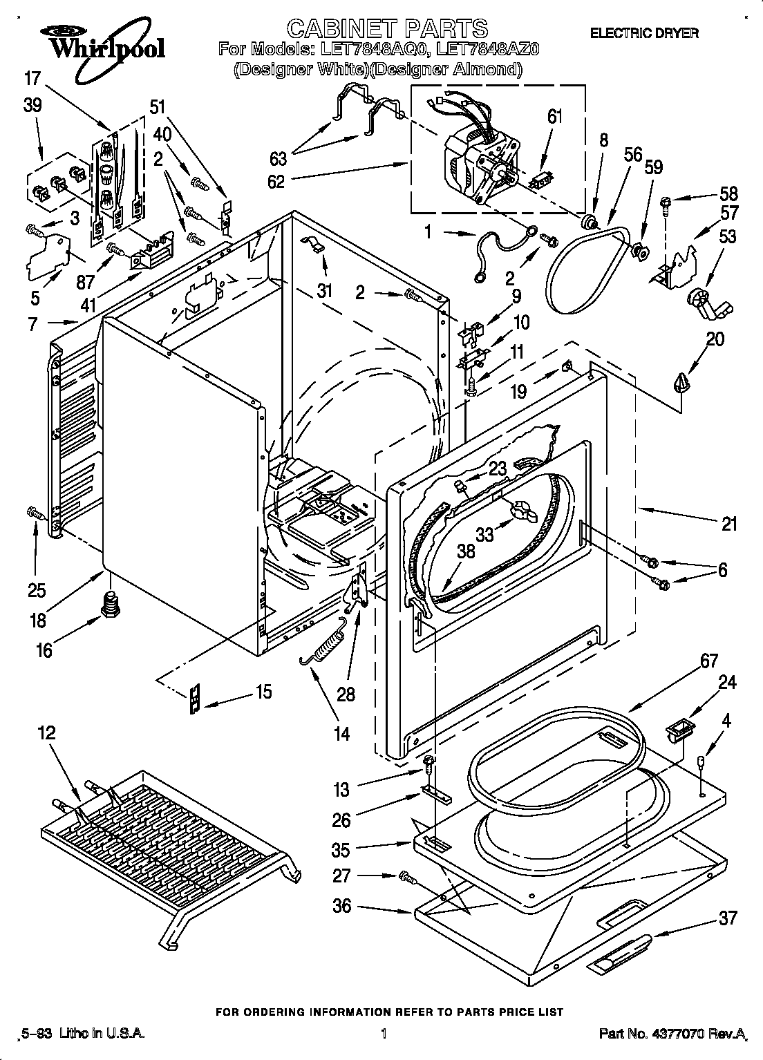 Parts diagram