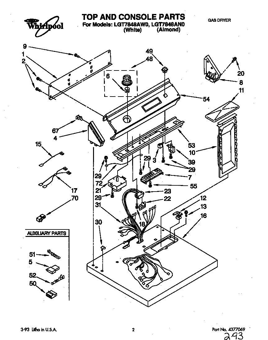 TOP AND CONSOLE