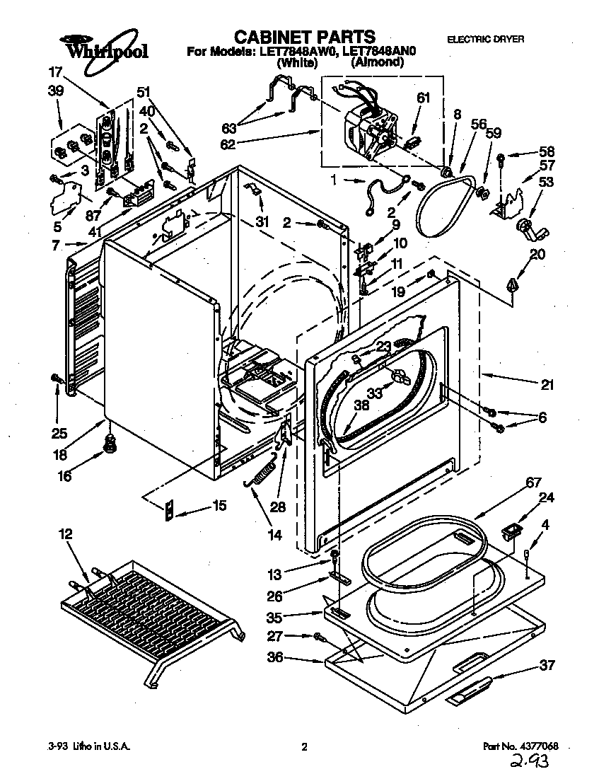 Parts diagram