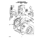 Whirlpool LGV6848AW0 bulkhead diagram