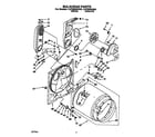 Whirlpool LGP6848AW0 bulkhead diagram