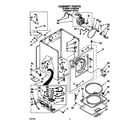 Whirlpool LGT5434AQ0 cabinet diagram
