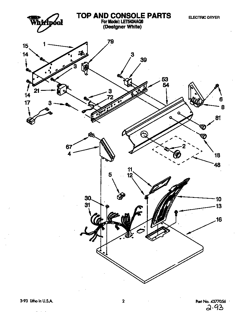 Parts diagram