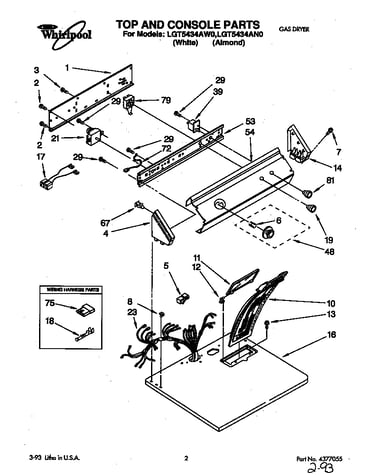 Top and console