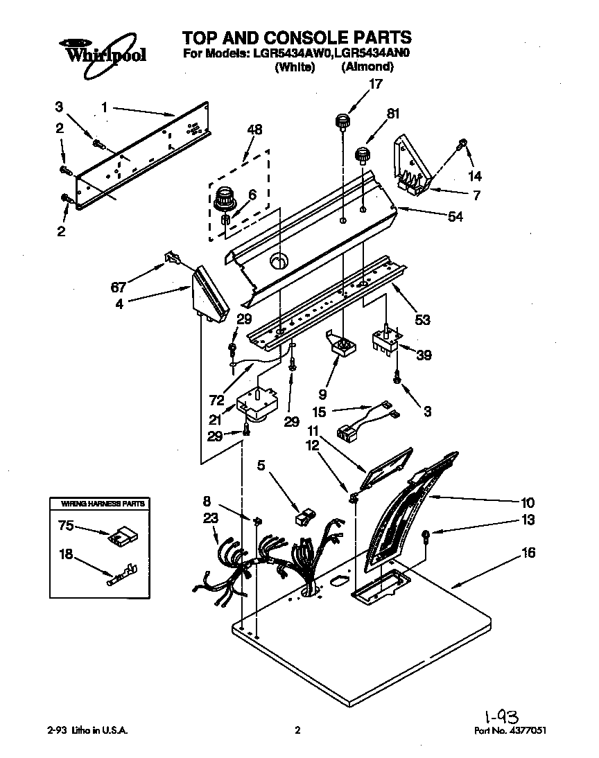Parts diagram