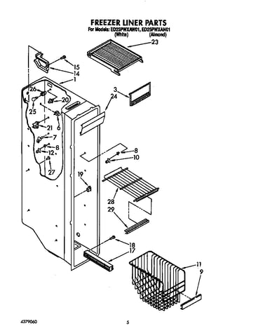 Freezer liner