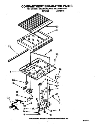 Compartment separator