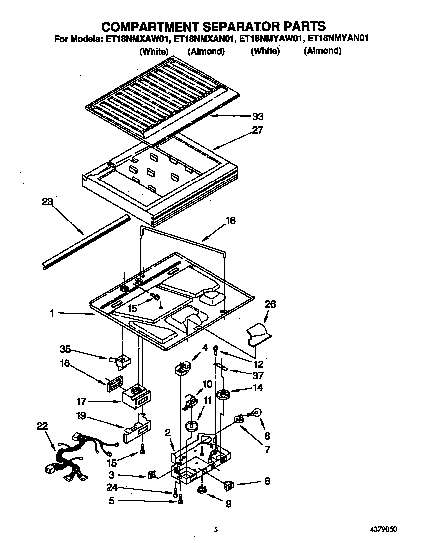Compartment separator
