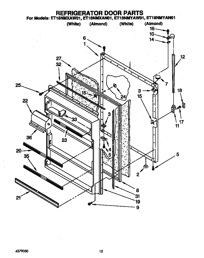 Refrigerator door