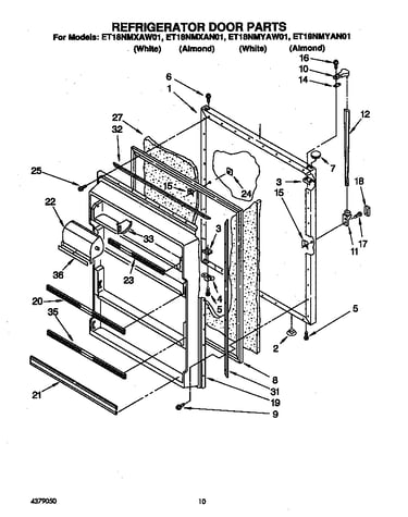 Refrigerator door