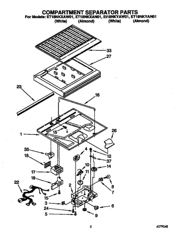 Compartment separator