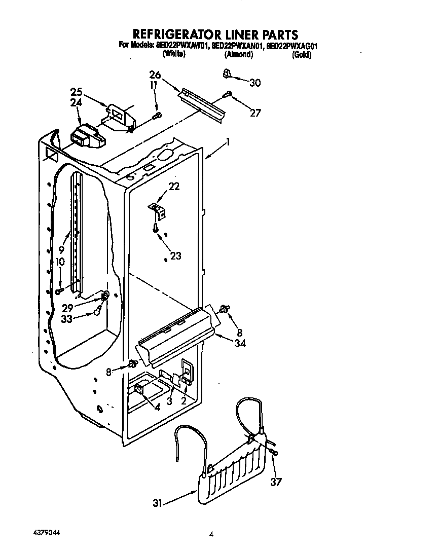 Refrigerator liner