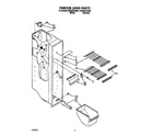 Whirlpool ED20ZKXAW01 freezer liner diagram