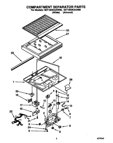 Compartment separator