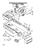 Motor & ice container