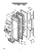 Refrigerator door