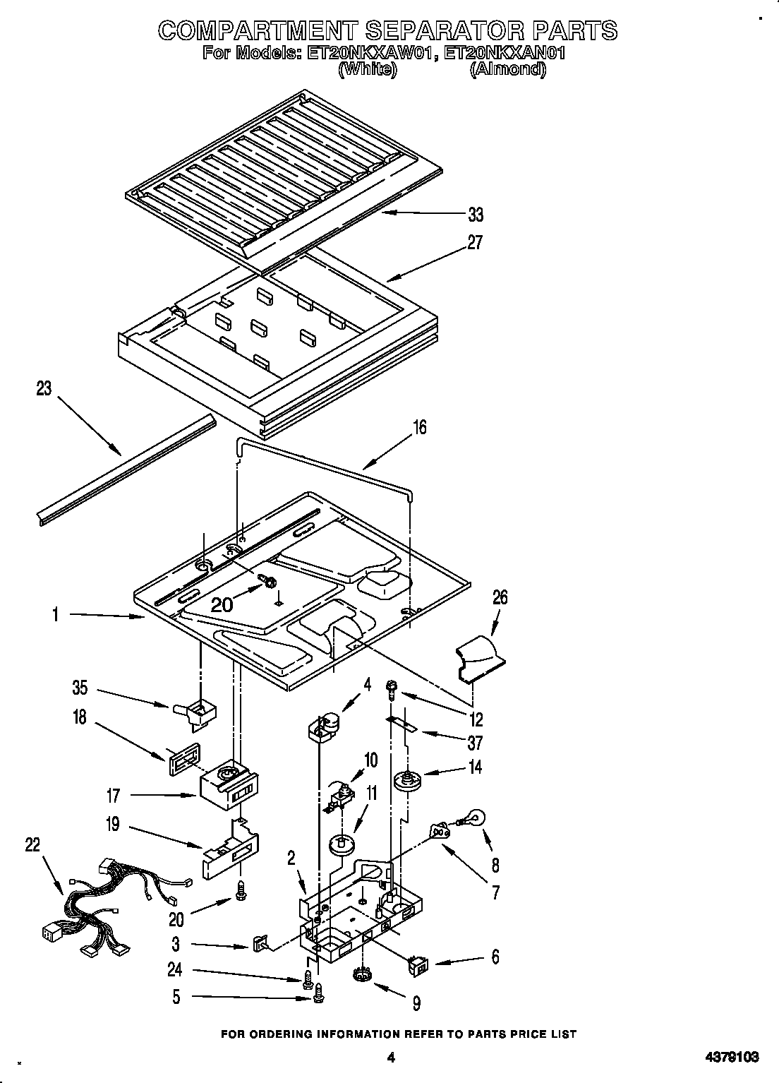Compartment separator