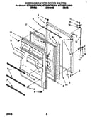 Refrigerator door