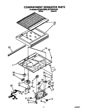 Compartment separator