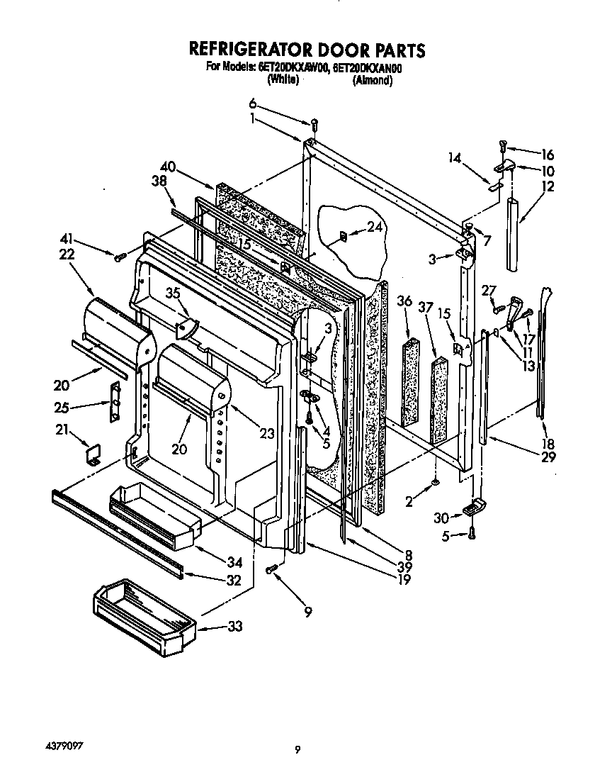 Refrigerator door