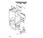 Whirlpool 3ED27DQXAW00 refrigerator liner diagram