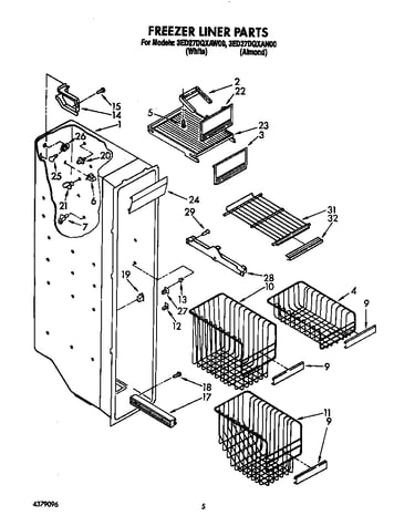 Freezer liner