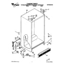 Whirlpool 8ED20ZKXAW01 cabinet diagram