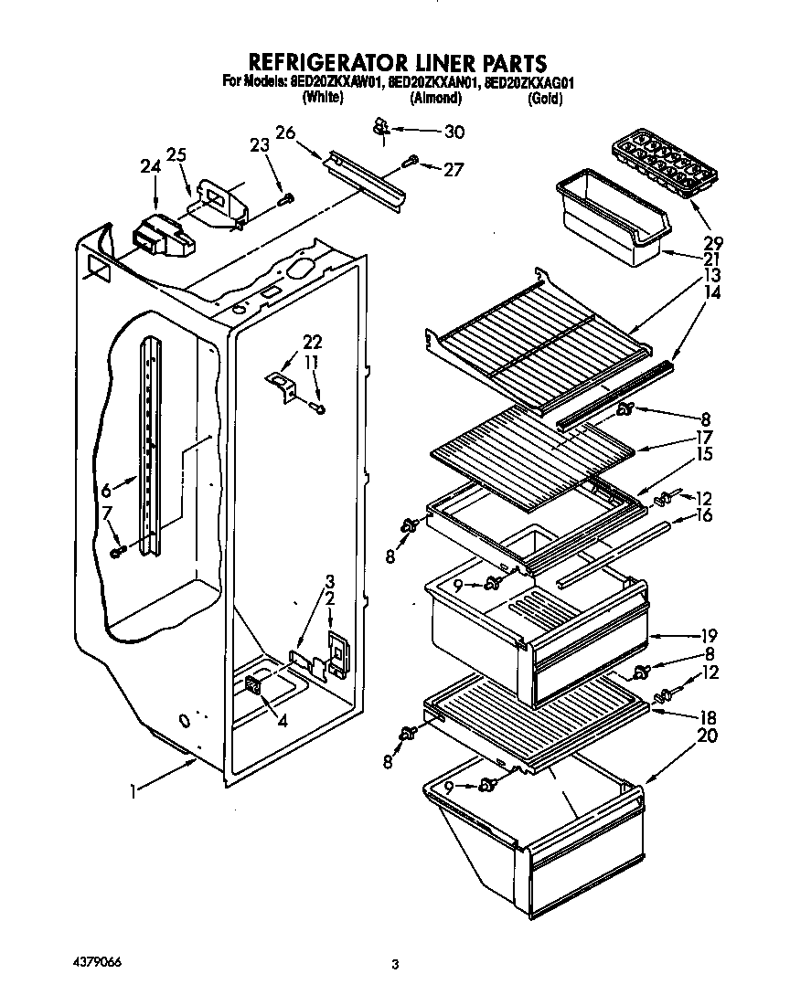 Refrigerator liner