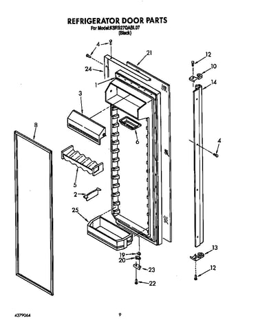 Refrigerator door