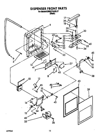 Dispenser front