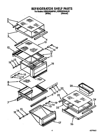 Refrigerator shelf