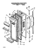 Refrigerator door
