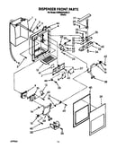 Dispenser front