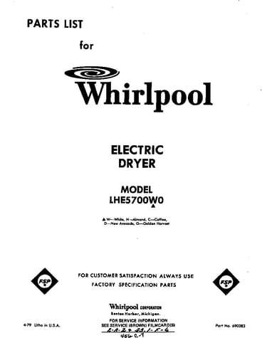 Parts diagram