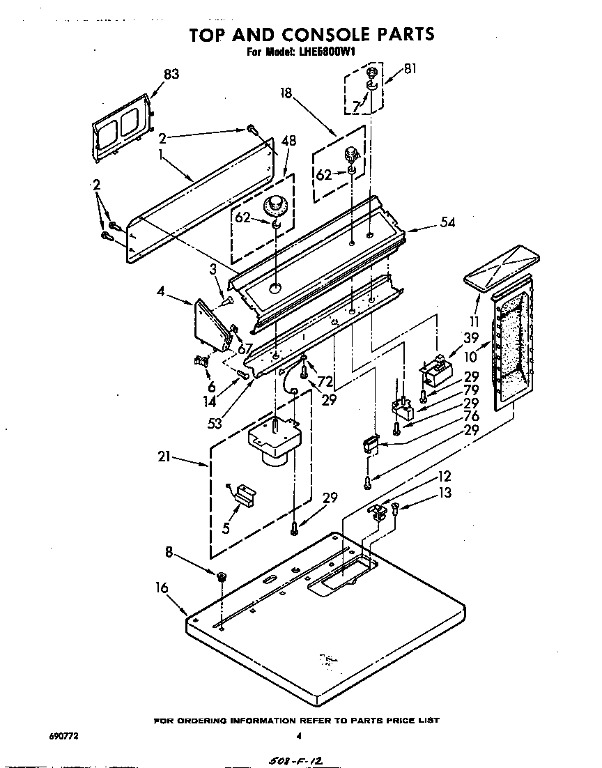 Parts diagram