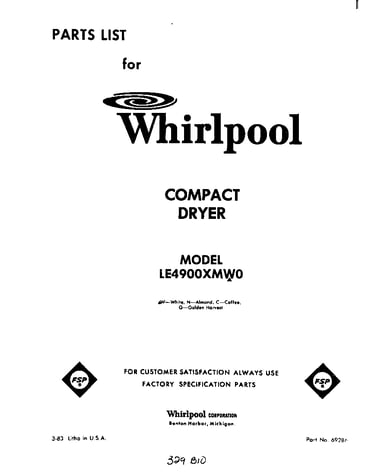 Parts diagram