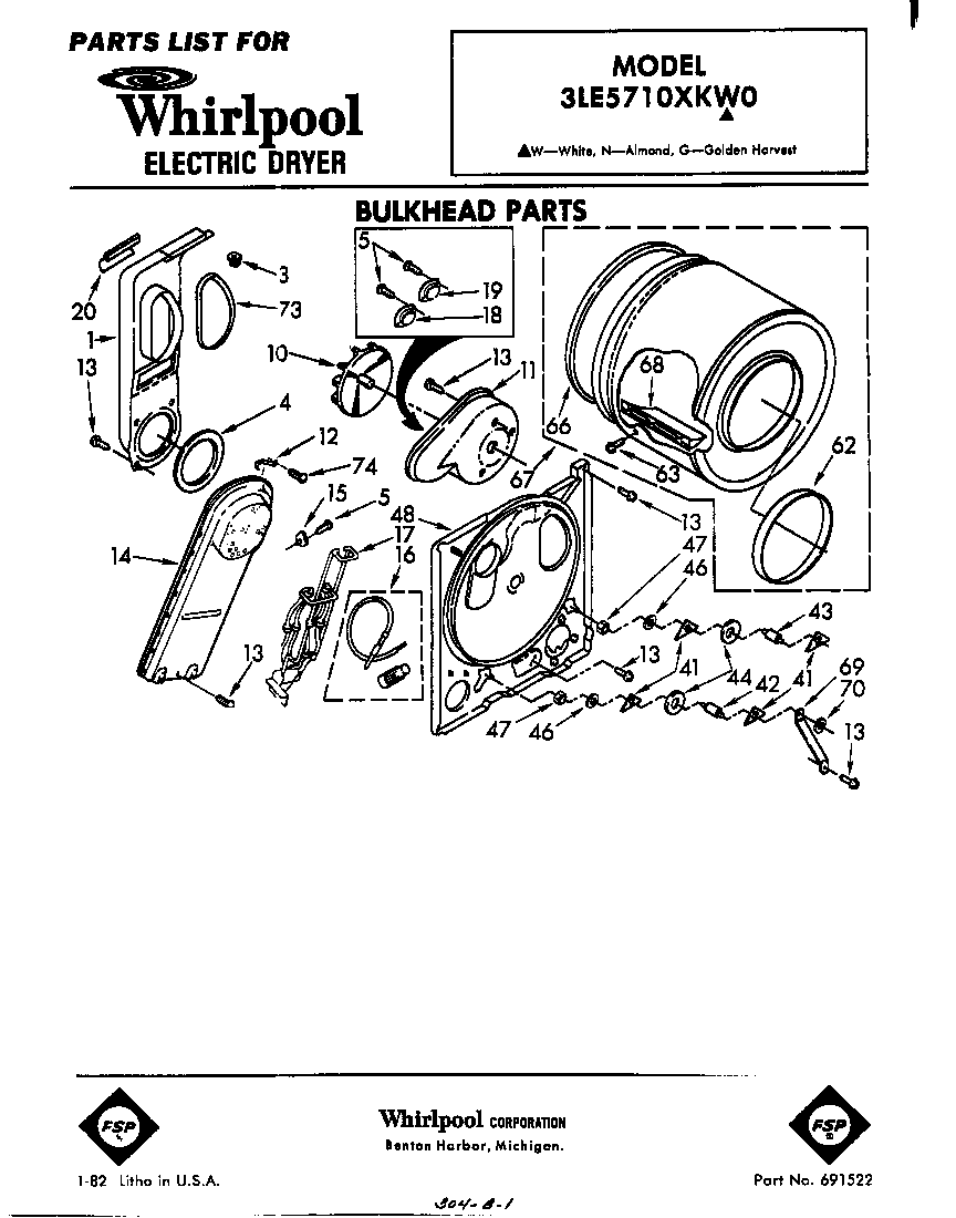 Parts diagram