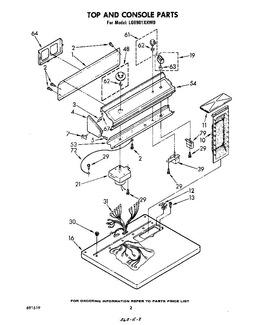 TOP AND CONSOLE