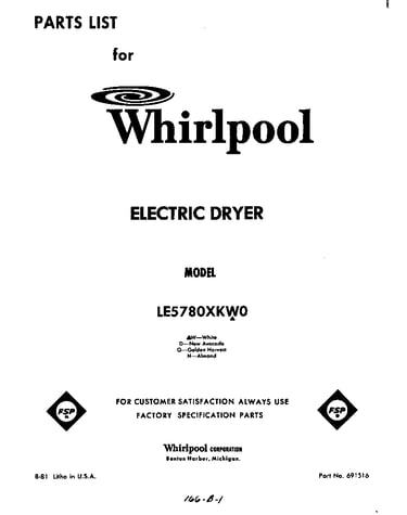 Parts diagram