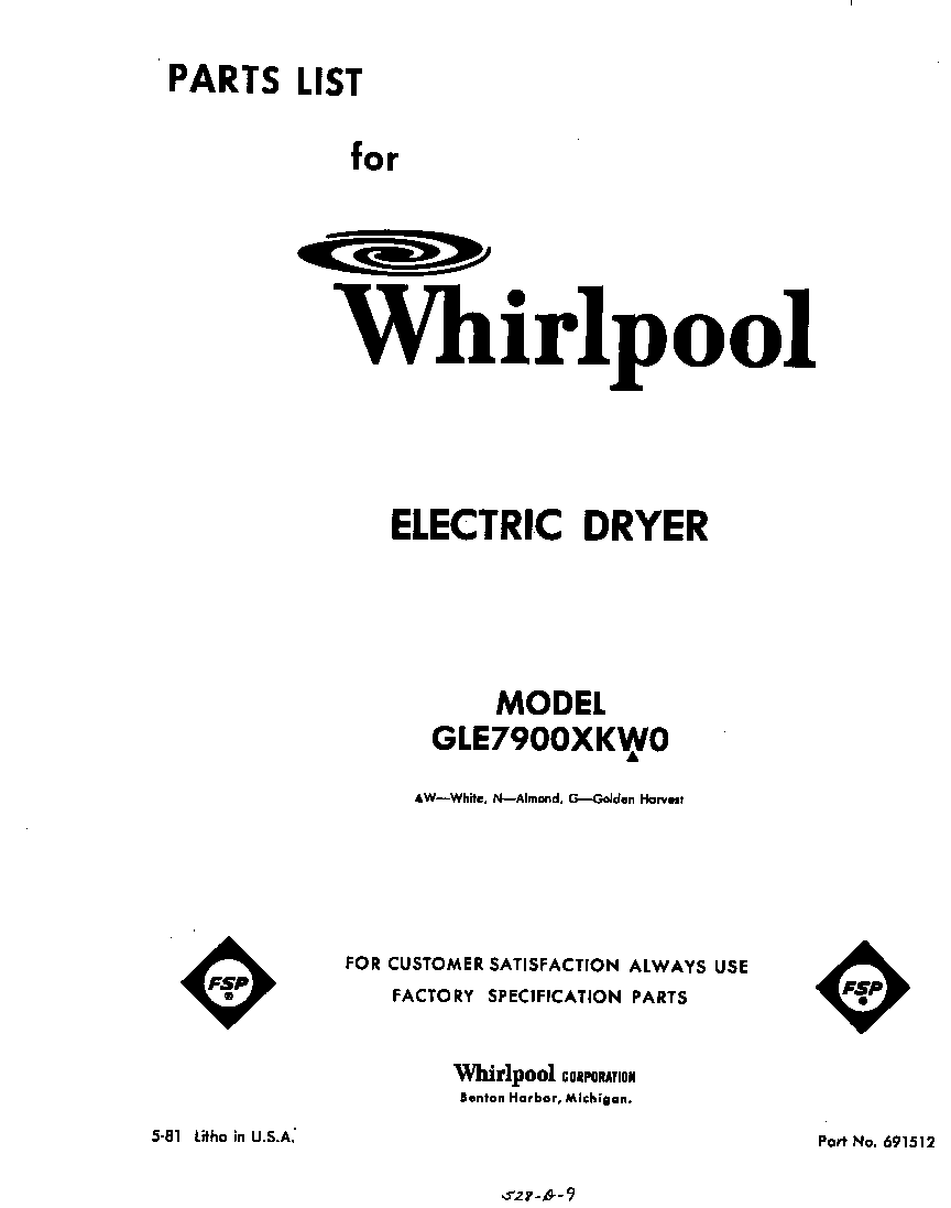 Parts diagram