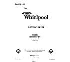 Whirlpool LE5600XKW0  diagram