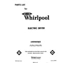Whirlpool LHE9800W2  diagram
