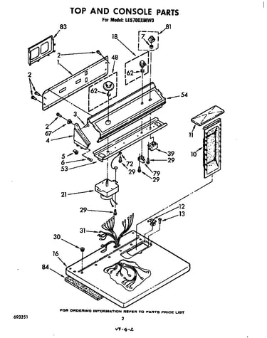 Parts diagram