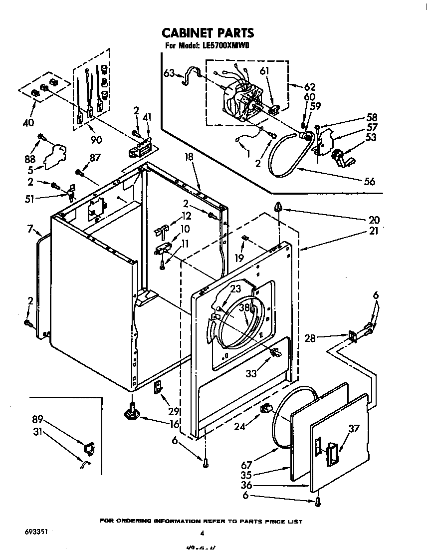 Parts diagram