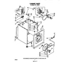 Whirlpool CFE1300W2 cabinet diagram