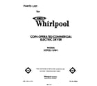 Whirlpool 3CFE2510W1  diagram
