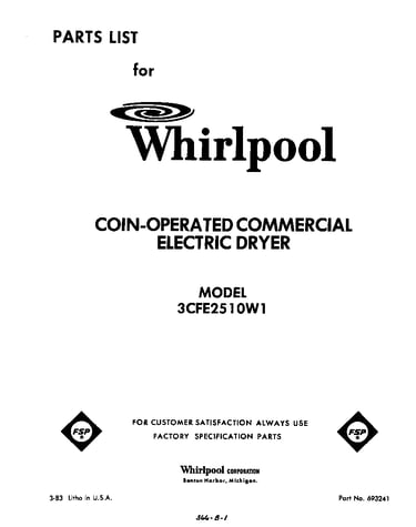Parts diagram